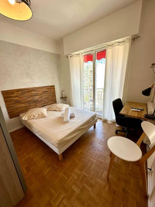 Appartement Avec 4 Chambres Doubles - Proche De La Mer, Des Transports Et De La Promenade Des Anglais 尼斯 外观 照片